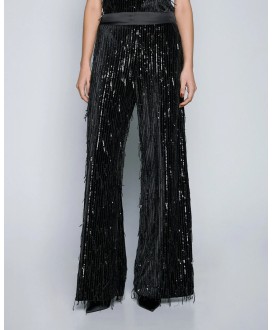 Παντελόνι βελούδο με παγιέτα