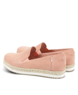 Palma coral pink suede