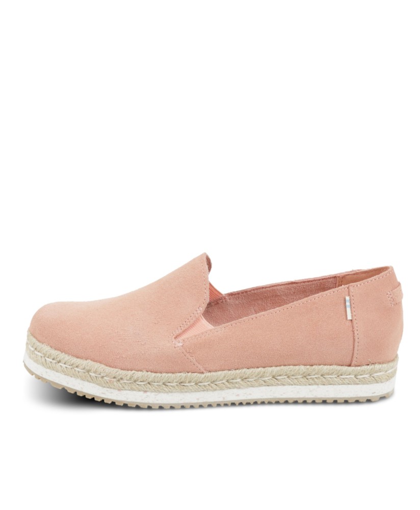 Palma coral pink suede