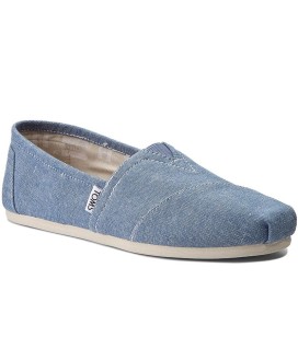 Blue slub chambray