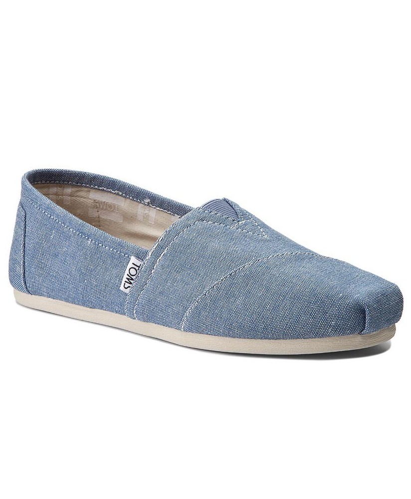 Blue slub chambray