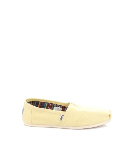 Yellow canvas espadrille