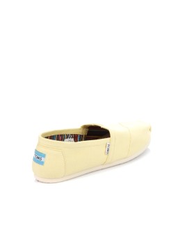 Yellow canvas espadrille