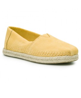 Electric yellow nubuck on rope