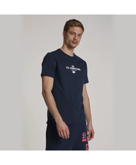 Men's short-sleeved regular-fit cotton T-shirt