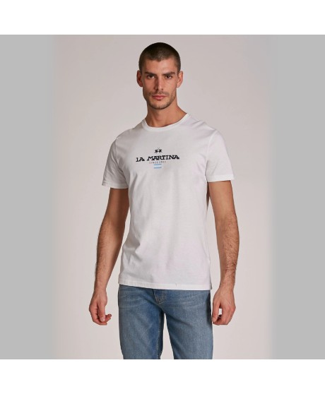 Men's short-sleeved regular-fit cotton T-shirt