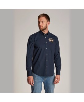 Men's regular-fit cotton shirt