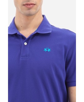 Regular fit short-sleeved polo shirt