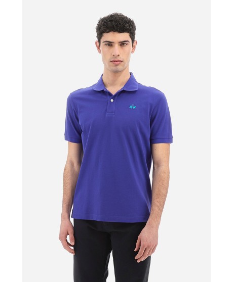 Regular fit short-sleeved polo shirt