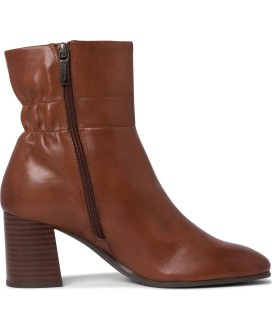 Leather bootie