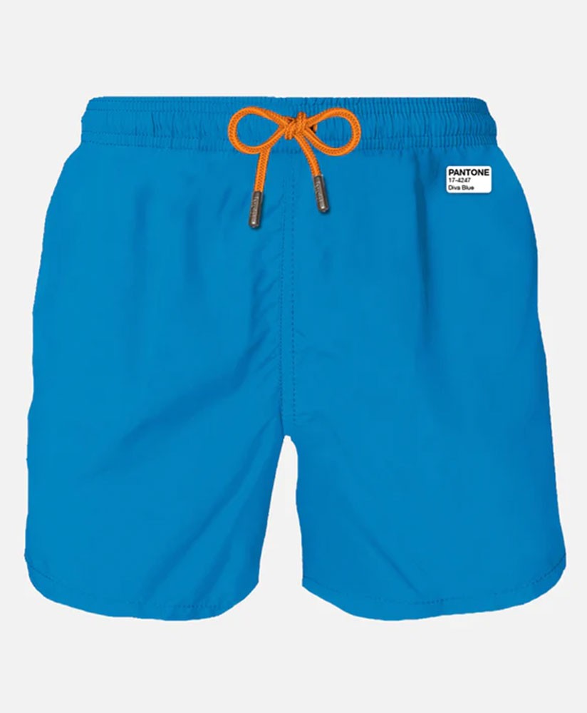 Lightweight fabric bluette swim shorts Lighting Pantone