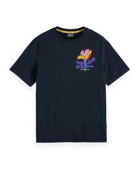 Artwork crewneck T-shirt