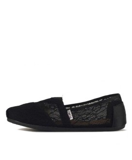 Classic Black Lace Espadrille