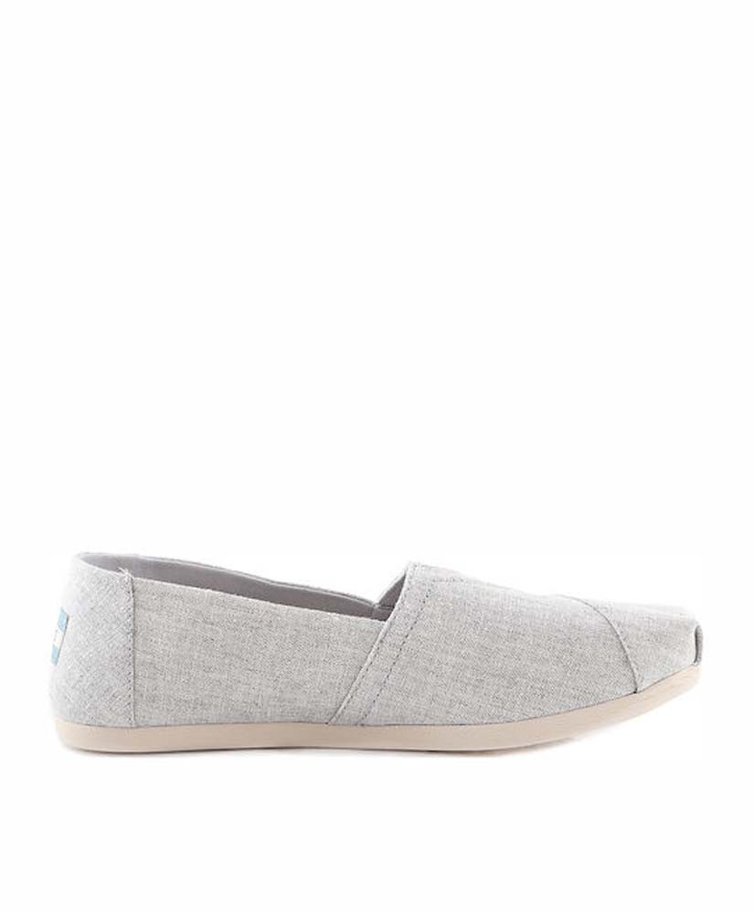 Classic Drizzle Grey Slub Chambray